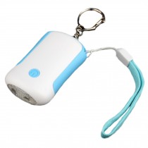 Emergency Self-Defence Personal Security Keychain Alarm Torch LED Light , White