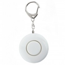 Womens/Children Emergency Self-Defence Personal Security Keychain Alarm, White