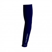 1 Pair Arm Cooler Cooling Arm Sleeves UV Protection for Sports - Deep Blue