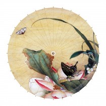 Chinese Classical Style 33-Inch Parasol Anti-rain Paper Umbrella, No.10