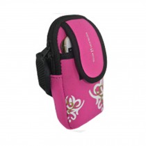 Outdoor Sporting Cellphone Mobile Phone iPod MP3 MP4 Arm Band Bag??printing red