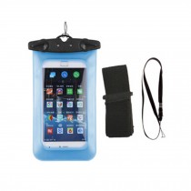 Outdoor Waterproof/Dirtproof Bag Case For Normal Cellphone,blue