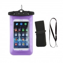 Outdoor Waterproof/Dirtproof Bag Case For Normal Cellphone,purple