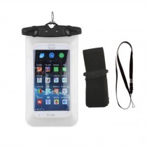 Outdoor Waterproof/Dirtproof Bag Case For Normal Cellphone,white