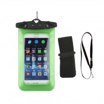 Outdoor Waterproof/Dirtproof Bag Case For Normal Cellphone,green