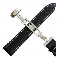 Fashion Watch Accessories Unisex Leather Watch Band 20mm Replacement Watch Strap #02