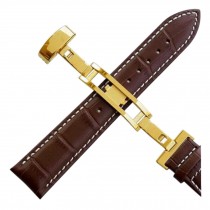 Fashion Watch Accessories Unisex Leather Watch Band 20mm Replacement Watch Strap #08