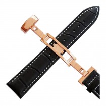 Fashion Watch Accessories Unisex Leather Watch Band 20mm Replacement Watch Strap #10