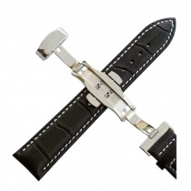 Fashion Watch Accessories Unisex Leather Watch Band 20mm Replacement Watch Strap #14