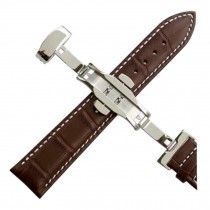 Fashion Watch Accessories Unisex Leather Watch Band 20mm Replacement Watch Strap #16
