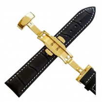 Fashion Watch Accessories Unisex Leather Watch Band 20mm Replacement Watch Strap #18