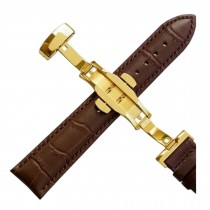 Fashion Watch Accessories Unisex Leather Watch Band 20mm Replacement Watch Strap #19