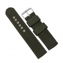 18 mm Stylish Unisex Watchband Waterproof Watch Strap Casual & Durable Watch Band Green