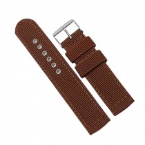 18 mm Stylish Unisex Watchband Waterproof Watch Strap Casual & Durable Watch Band Brown