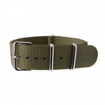 Unisex Watchband Casual Watch Band Sports Watch Strap Bracelet [18 mm] Army Green