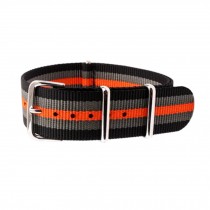 Unisex Watchband Casual Watch Band Sports Watch Strap Bracelet [18 mm] Orange