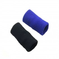 10PCS Sports Elastic Finger Sleeve Protector Brace Support - Black&Blue