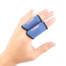 Set of 2 Elastic Finger Sleeve Protector Brace Support for Sports - Blue