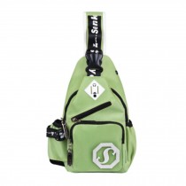 Unisex Outdoor Functional Shoulder Sling Bag Chest Bag Pack, Green