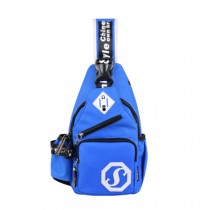 Unisex Outdoor Functional Shoulder Sling Bag Chest Bag Pack, Blue