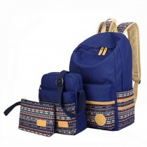 Pupils Shoulders Bag/Travel School Backpack /Fashion shoulders bag??Striped Three