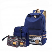 Fashion shoulders bag /Pupils Shoulders Bag/Travel School Backpack??Navy Blue