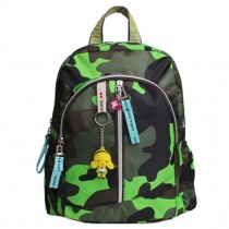 Kids Lightweight Backpack Bags Bag Pack for School/Travel, Green camouflage
