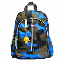 Kids Cute Lightweight Backpack Bag Pack Bags for School/Travel, Blue camouflage