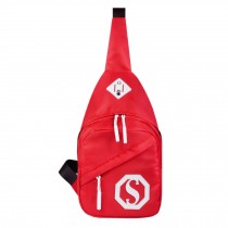 Multi-functional Outdoor Sports Chest Bag Pack/ Shoulder Sling  Bag, Red