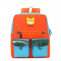 High-Quality Children Schoolbag/ Pupils Shoulders Bag/ Kids Backpack/ Orange