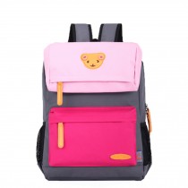 High-Quality Children Schoolbag, Pupils Shoulders Bag, Kids Backpack, Gray