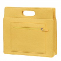 15.6 inch,Unisex Fashion Classic Portable Business Messenger Bag     Yellow