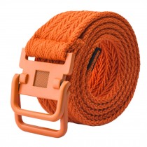 Durable Fashion Canvas Web Belt Woven Belt Tactical Belt Best Gift, Orange