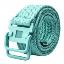 Fashion Canvas Web Belt Tactical Belt Woven Belt Best Gift Solid Color, Green
