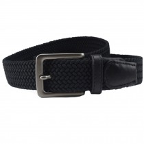 Durable Web Belt Woven Belt Waist Belt Tactical Belt Casual, Black