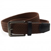 Casual Durable Web Belt Waist Belt Woven Belt Fashion, Light Coffee