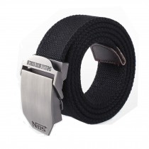 Comfortable Adjustable Essentials Web Belt black Canvas Waist Belt