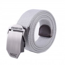 Cool belts Adjustable Canvas Essentials Web Belt Light Gray Waist Belt
