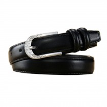 Pin Buckle Belt Fashion Girls/Women black Leather Belt