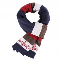 England Style Scarf  Men's Winter Scarf Long Muffler Collar/Neckerchief Red