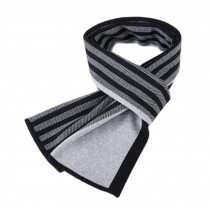 Winter Informal Scarf Neckerchief Keep Warm Scarf Easeful Long Knitting Scarves Grey