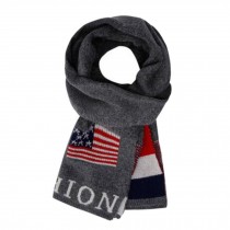 Winter Adult's Multifunctional Scarf Neckerchief Easeful Long Knitted Scarves Light Grey
