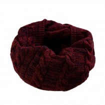 Unisex Fashion Trend Neckerchief Casual Knitted Collar Shawl Keep Warm Scarf #03