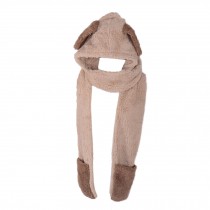 Winter Warm Hoodie Gloves Pocket/ Hat Long Scarf Shawl Snood Wraps Fashion