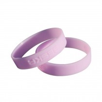 Set of 2,Fashion Unisex Silicone Wristband Purple Bracelet Wristband