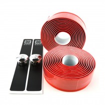 Set Of 2 Bicycle Handlebar Tape Bike Bar Tape Carbon-Fiber Swathing Band Red