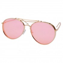 Thicken Color Film Reflective Polarized Sunglasses,Large Frame Sunglasses
