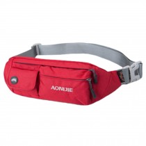 Adjustable, Casual Sports Package Stylish Jogging Cycling Waist Pack Red