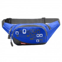 Durable Hiking Bag Waist Bag Camping Bag Fashionable Waist Pack Sling Bag Blue