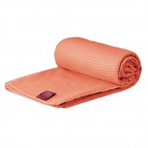 Microfiber Non Slip Yoga Towel Mat Silicon Gel Granule(175*63CM, Carmine)